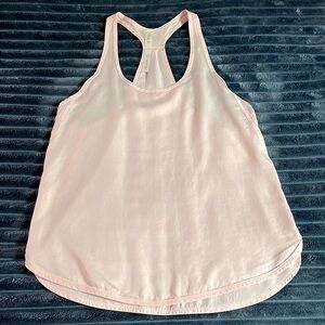 Lululemon athletica tank top, pink, size 8